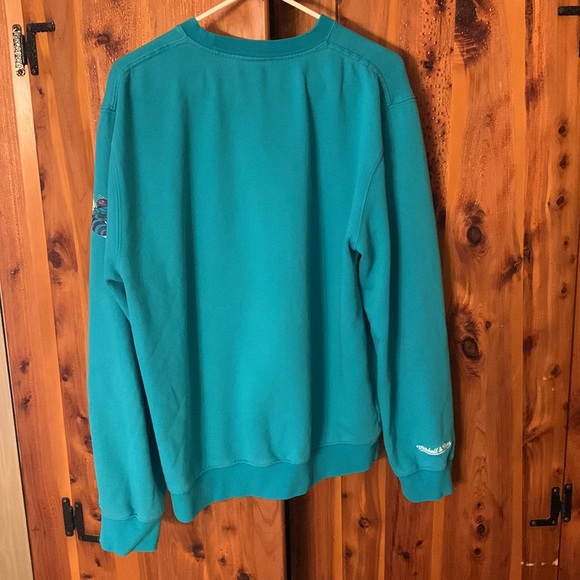 Mitchell N Ness Hornets Crewneck Sweater - Picture 5 of 6